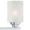 Westinghouse Fixture Wall UnMount 60W 3-Light Hansen, Chrome White Linen Cylinder Glass 63438B - alternate 3